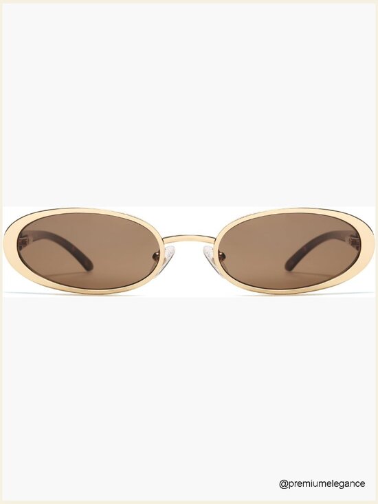 Retro Oval Sunglasses Vintage 90s Wrap Around Unisex main image 5